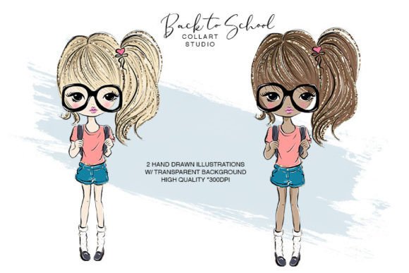 Back to School Illustrations: Original Hand-Drawn Art for Every Project