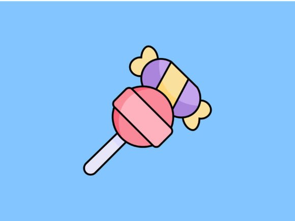 Children Candies Illustrations: Sweeten Your Design Projects