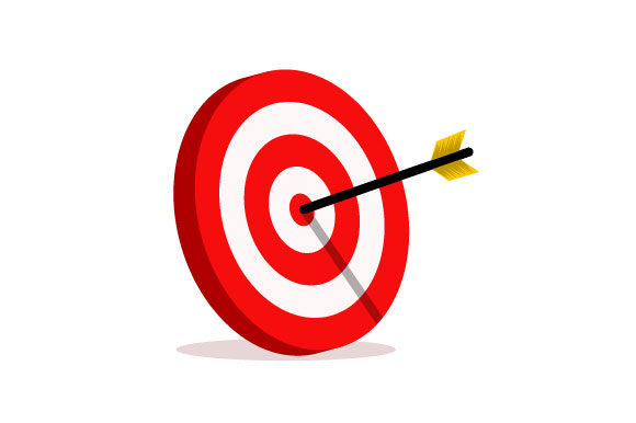 Mastering Focus: The Power of Abstract Target Vector Illustrations
