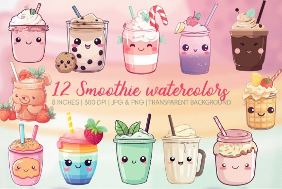 Refreshing Your Creative Toolkit with Smoothie Illustrations