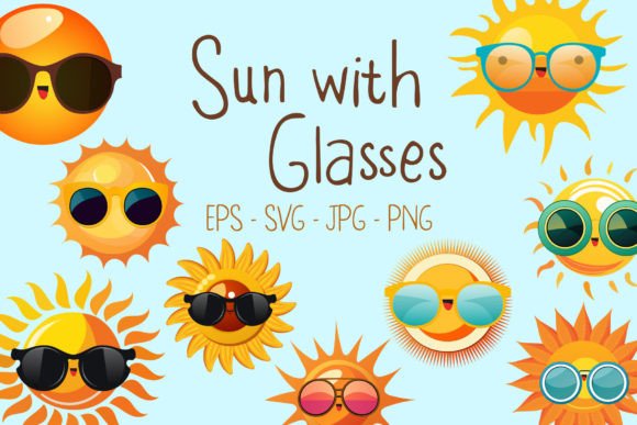 Sun with Glasses Set Illustrations: A Guide for Modern Creators