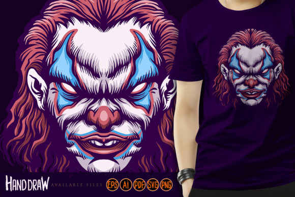 Unleash Chaos: Mastering The Crazy Bad Clown Illustrations