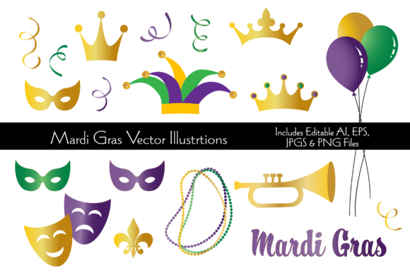 Unleashing Creativity with Mardi Gras Vector Illustrations