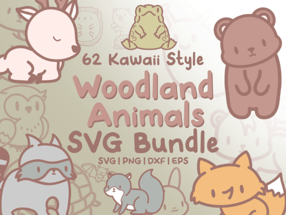 Woodland Animals SVG Illustrations for Creative Projects